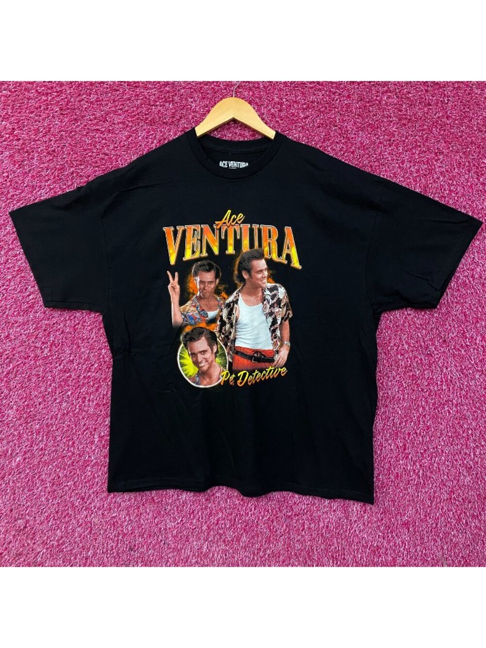 Ace Ventura Pet Detective Movie Graphic Design T-Shirt 2XL